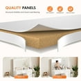 thumbnail image 3 of Blorly White Vanity Desk with Mirror, Makeup Vanity Table with Large LED Lights and Power Outlet, 2 Drawer, 1 Cabinet, 3 of 6