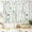18_green_wildflower, variant on Sage Green Gold Leaves Kitchen Curtains Watercolor Floral Flower Small Short Cafe Window Curtains Spring Wildflower Rod Pocket Bathroom Drapes Treatment Tier Curtains 2 Panels (27.5x39 Inch)