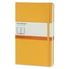 Moleskine Hard Cover Notebook Ruled 8 1/4 x 5 Orange Yellow Cover 240 Sheets QP060M2