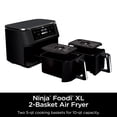 thumbnail image 2 of Air Fryer Ninja R-AD300CO Foodi, 10 litros, 2 cestas 6 en 1, color negro, 2 of 7