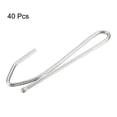 thumbnail image 3 of Unique Bargains Curtain Hooks Pin-On Drapery Hook Zinc Plating Long Shanks  2.7' 40Pcs, 3 of 5