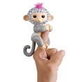 thumbnail image 1 of Fingerlings Monkeys - Fingerblings - Sparkle (White/Silver) - Friendly Interactive Toy - By WowWee, 1 of 4