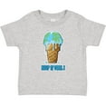 thumbnail image 3 of Inktastic Keep It Cool Melting Earth Ice Cream Cone Boys or Girls Baby T-Shirt, 3 of 5