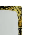 thumbnail image 2 of Ambesonne Mandala Fitted Sheet, Scale Style Circles, Twin Size, Yellow and Black, 2 of 2