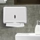 thumbnail image 3 of Caja de plástico impermeable para baño, papel higiénico, caja de almacenamiento montada en la pared, dispensador de servilletas (blanco), 3 of 5