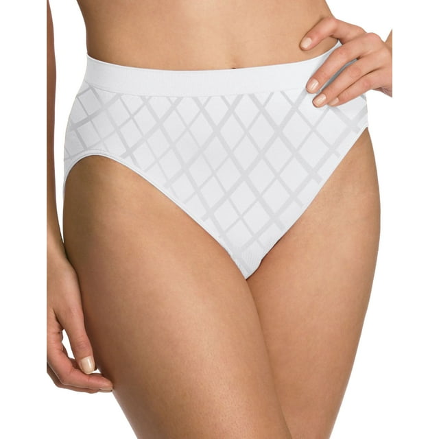 Bali Womens Comfort Revolution Microfiber Seamless Hi Cut Panty - Best-Seller,
