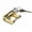 Gold, variant on Trailer Coupler Latch 1/4 Inch Keyed Metal Fastener for Trailer Truck ATV Towing and Parking with U Shape Body