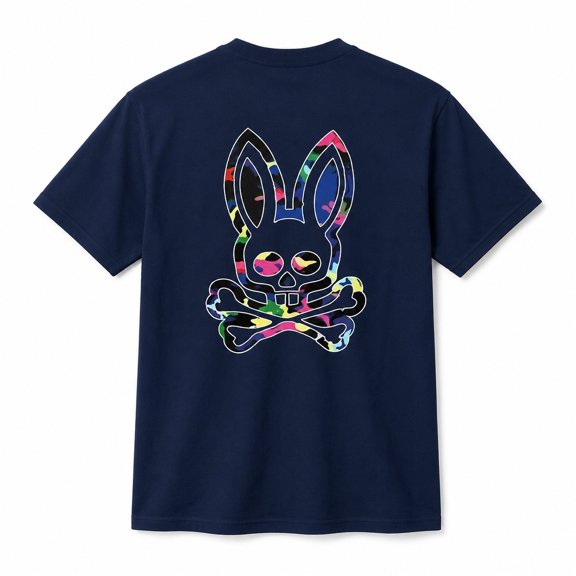 Rabbit Skull Graphic T-Shirt, Unisex Classic Fit Cotton Tee