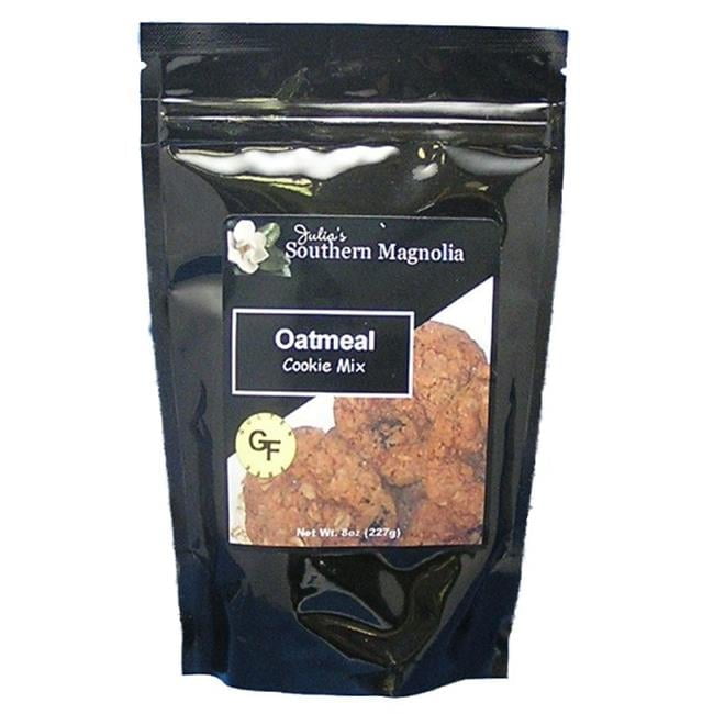 Julias Southern Magnolia SM334 Gluten Free Oatmeal Cookie Mix - 8oz bag, Pack of 4