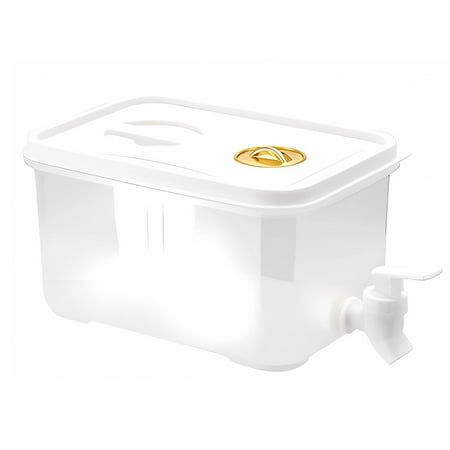 

Niovtt Leakproof Fridge Drink Dispenser with Spigot Filter Design Water Jug (3.5L)