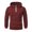 Red, variant on LUOGENLI Mens Hoodies Blanket Men's Casual Hooded Sweatshirt Loose Fit Pullover for Autumn Winter Comfortable Pure Color Hoodie with Pocket Full Zipper Hoodies for Men Camo Grey2 Size M