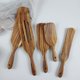 thumbnail image 1 of Utensilios de cocina antiadherentes de cinco piezas hechos de madera de teca tailandesa, espátula para bistec de estilo simple, espátula para cocinar ensalada, espátula para mezclar LingWen 8390615582698, 1 of 1