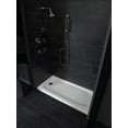 thumbnail image 3 of Kohler K-9053 Salient 60" X 30" Single Threshold Enameled Cast Iron Shower Base - Dune, 3 of 6
