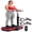 Red, variant on Hurtle Vibration Plate Exercise Machine – Portable Fitness Platform with Handles, 1-99 Speed Levels, 10 Preset Programs & Remote Control for Home Workouts (Black)