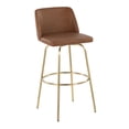 thumbnail image 4 of Toriano 30" Fixed-Height Bar Stool, Bar Chairs, Swivel Bar Stools, Bar Stools Set of 2, 4 of 6