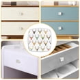 thumbnail image 5 of 4 Pieces Set Drawer Pulls Handle Square Wardrobe Cabinet Knobs with Stainless Steel Screws Furniture Kitchen Decor, 5 of 5