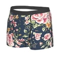 thumbnail image 2 of Haiem Vintage Floral Men's Boxer Briefs, Every Day Comfort Stretch Cotton Moisture-Wicking Underwear-Large, 2 of 9