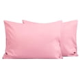 thumbnail image 1 of Fundas de almohada FLXXIE de microfibra para niños pequeños, 35 x 50 cm, color rosa (paquete de 2), 1 of 8