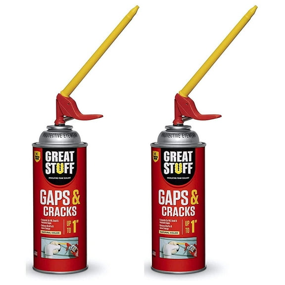 Great Stuff Gaps & Cracks Smart Dispenser - Fills Gaps - 2 Pack, 12 oz