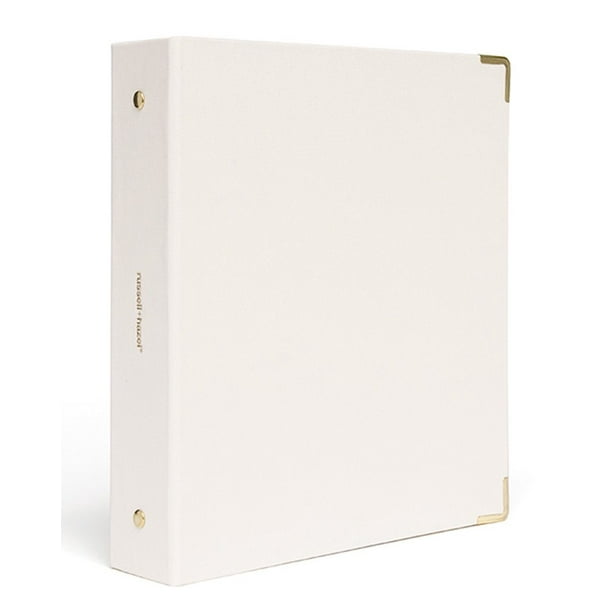 russell+hazel Pearl Bookcloth Mini 3 Ring Binder