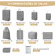 thumbnail image 2 of Bolsa Organizadora de Viaje, Impermeable Bolsa Organizador de Viaje para Compresión de gran capacidad, Organizador de equipaje para ropa, zapatos y maquillaje. (gris), 2 of 4