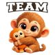 thumbnail image 2 of Pegatinas decorativas Punch Monkey, removibles, reposicionables, despega y pega, para manualidades, álbumes de recortes, decoración del hogar y la habitación infantil, 2 of 5