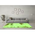 thumbnail image 3 of Ahgly Company Indoor Rectangle Abstract Green Modern Area Rugs, 4' x 6', 3 of 4