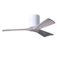 thumbnail image 3 of Atlas Irene 42" Brushed Brass Ceiling Fan with Walnut Tone Blades, 3 of 7
