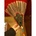 thumbnail image 3 of Tibetan Buddhist Three-Eyed Peacock Feather Fan Ritual Practice Tool 35cm Religious Artifact for Puja and Ceremony, 3 of 3