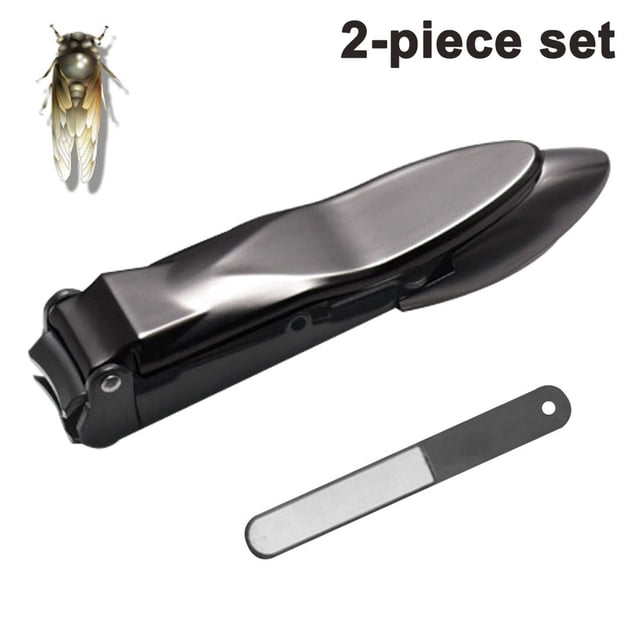 cortaúñas para uñas gruesas, cortaúñas con apertura ancha de mandíbula, cortaúñas de acero inoxidable, tijeras para uñas, cortaúñas afiladas, cortaúñas con lima de uñas