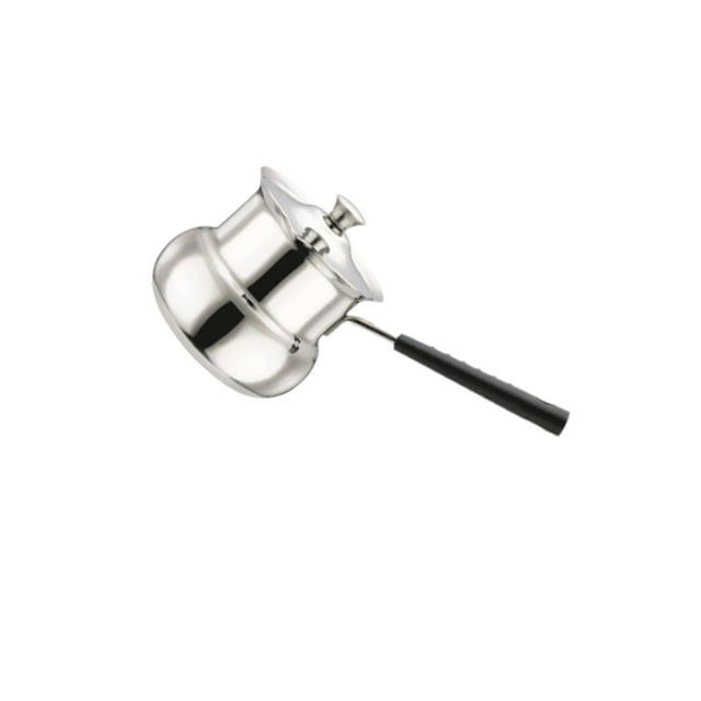 tamizeot Coffee Maker Brew Pot Kettle Turkish Coffee Pot Easy Steps To Brew Delicious Quickly At Home Or On Go Butter Silver 900ml