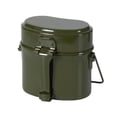 thumbnail image 1 of Portable Mess Kit Hiking Picnic BBQ Beach Camping Cookware Mess Camping Pots Pans Set, Aluminum MessKit, 1 of 7