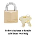 thumbnail image 4 of Master Lock 1-3/16” Solid Brass Body Padlock, 4 of 5