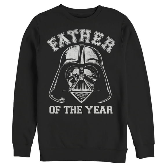 Men's Star Wars Father of the Year Darth Vader  Sweatshirt Black X Large