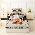 thumbnail image 4 of Erosebridal Kids Camping Twin Sheet Sets For Travel Trailers Twin Sheet Sets,Old Barn Door Rustic Style Bedding 3-Piece, 4 of 6