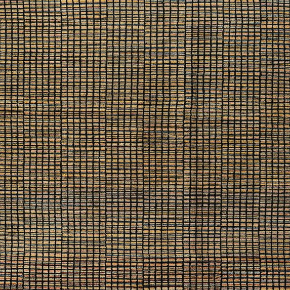 Ahgly Company Machine Washable Indoor Square Abstract Peru Brown Area Rugs, 6' Square