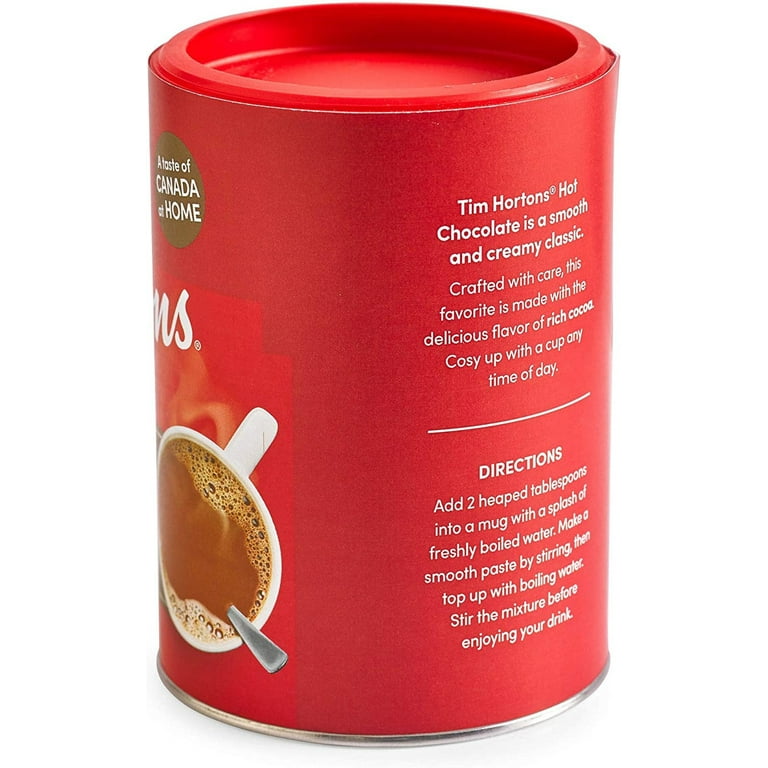Tim Hortons Hot Chocolate - Rich and Delicious, 500g/17.6oz, (4pk