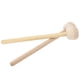 thumbnail image 3 of Accesorio De Mazos De Batería, Juego De Mazos De Tambor Antideslizantes De Fácil Manejo Cabeza De Fieltro Mango Largo De Madera Durable Para Tocar ANGGREK AH2675, 3 of 8