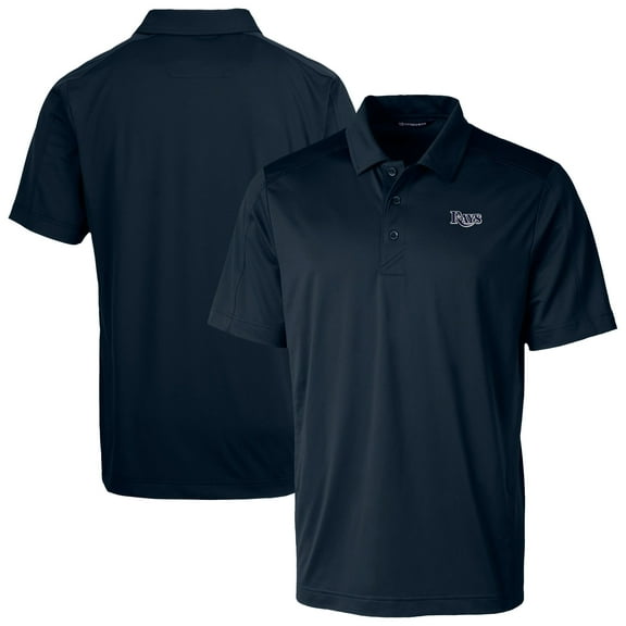 Men's Cutter & Buck Navy Tampa Bay Rays Prospect Eco DryTec Polo