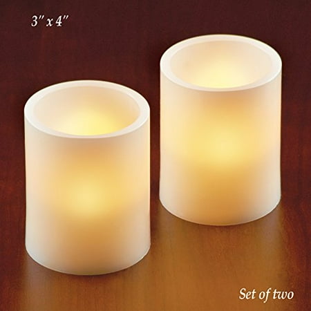 Flat Havdalah Candle - S 2 - 3X4 Flat Top Led Candles