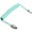 B-blue, variant on Flexible USB C Charging Wire Power Delivery Build-in Safe Chip Protections Portable Carry Male to Male Cable