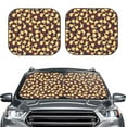 thumbnail image 2 of Haiem Cute Small Farm Birds Car Windshield Sun Shade (2 Pieces) Foldable Windshield Sun Shade Car Accessories for Truck SUV Pickup-Small, 2 of 7