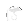 thumbnail image 4 of Qonix Doorway Key Hangers | Behind-the-Door Wall Hooks, Wall-Mounted Storage, Entryway Organizers, Key Rack, Coat Hook, Mudroom Accessory, Home Organization, Space Saver, 4 of 5
