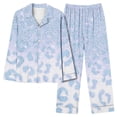 thumbnail image 1 of Ensembles de Pyjama pour Femmes Blouse à Manches Longues Décontractée pour Femmes Pantalon Ensemble de Pyjama, 1 of 5
