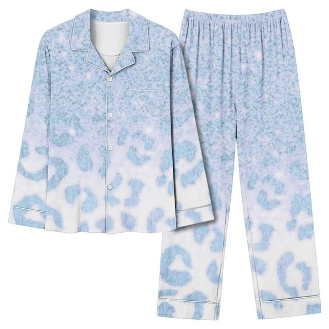 COM1950s Women's Pajama Sets, Pajamas for Women, Women's Casual Long Sleeve Blouse Pants Pajamas Suit, Blouses for Women, Blouses for Women Fashion, Women's Long Sleeve Tops, Pants for Women