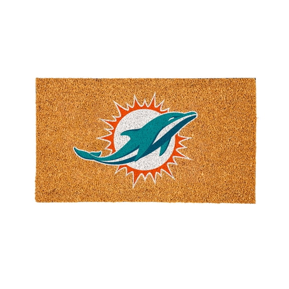Miami Dolphins 28" x 16" Logo Turf Mat