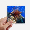 thumbnail image 1 of Ocean Jellyfish Science Nature Picture Sticker Square Waterproof Stickers Wallpaper Car Decal, 1 of 1