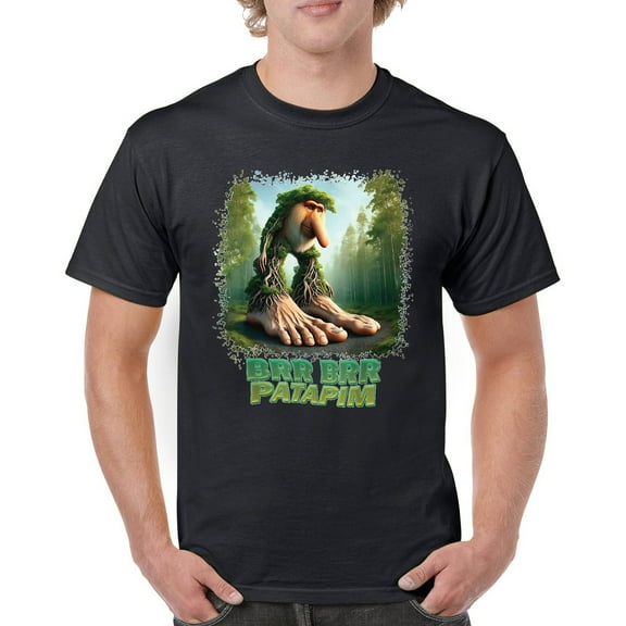 Brr Brr Patapim T-shirt Funny Italian Brainrot Gen Z Alpha Meme Men's Tee