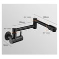thumbnail image 2 of Kitchen Water Taps Lengthen Wall Mount Kitchen Sink Single Cold Faucet, Laundry Pool Mop Balcony Pot Filter ,Easy to Install, 2 of 6
