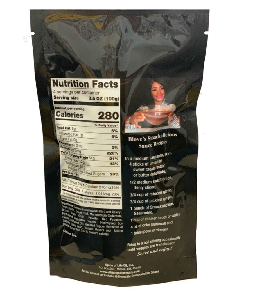 Blove S Smackalicious Sauce Seasoning Mix Spicy 9 05 Ounce Pack Of 1 Walmart Com
